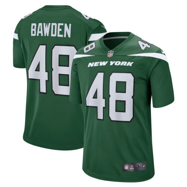 Nick Bawden New York Jets Nike Game Player Jersey – Gotham Green