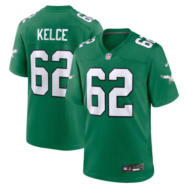 Jason Kelce Philadelphia Eagles Nike Youth Game Jersey – Kelly Green