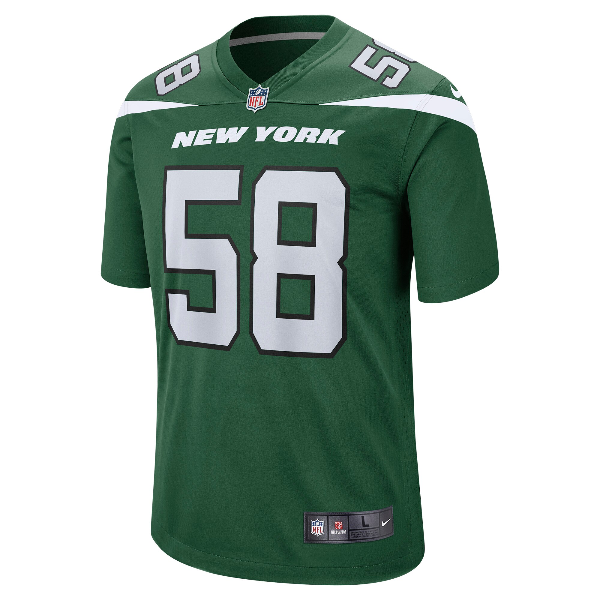 Carl Lawson New York Jets Nike Game Jersey – Gotham Green - Image 2