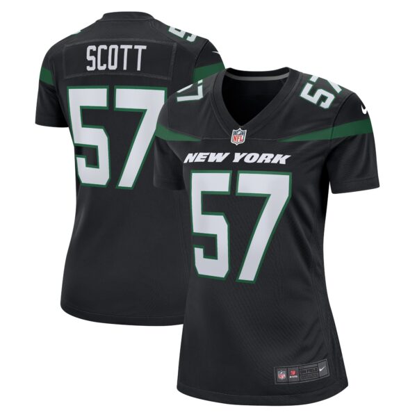Bart Scott New York Jets Nike Women’s Retired Player Jersey – Black