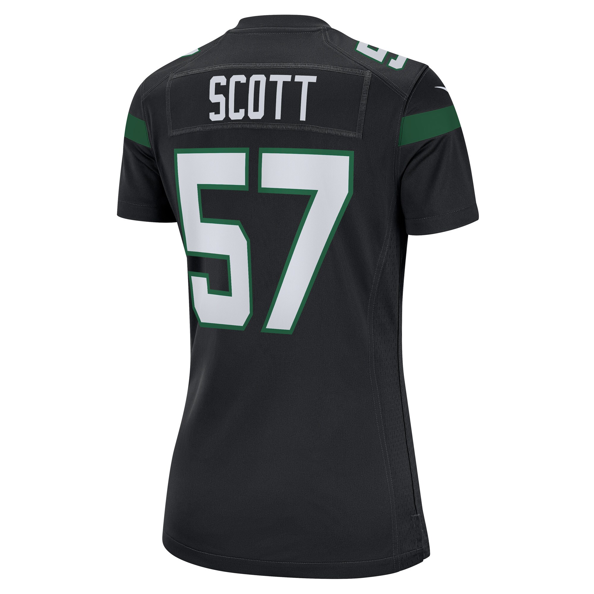 Bart Scott New York Jets Nike Women’s Retired Player Jersey – Black - Image 2