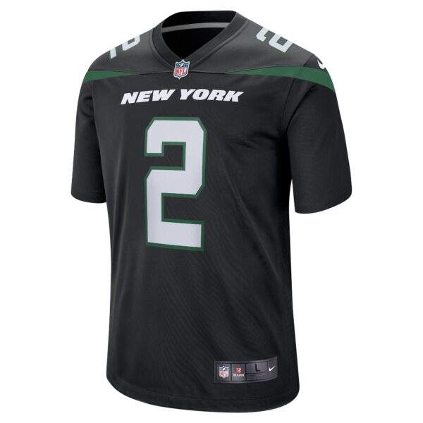 Zach Wilson New York Jets Nike Youth Game Jersey – Black