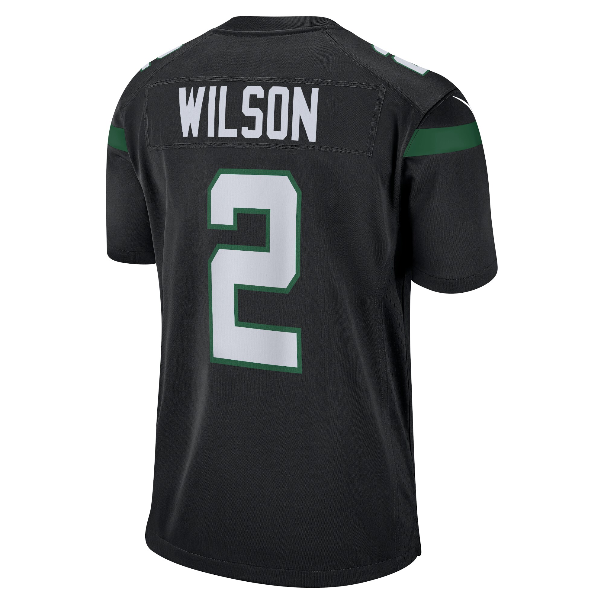 Zach Wilson New York Jets Nike Youth Game Jersey – Black - Image 2
