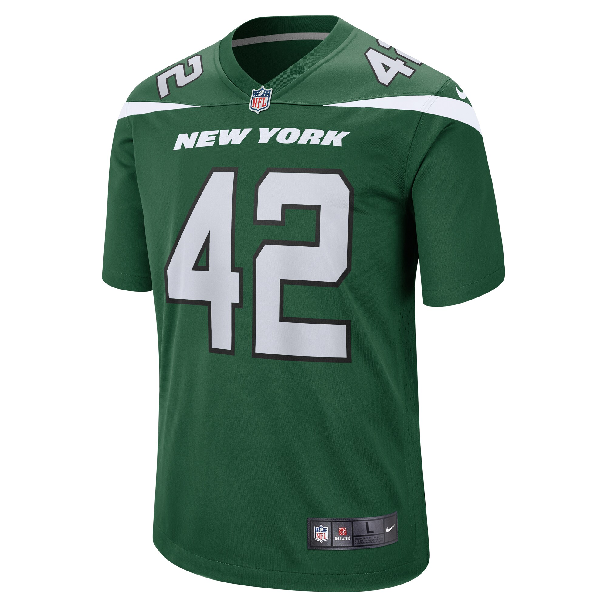 Thomas Hennessy New York Jets Nike Game Jersey – Gotham Green - Image 2