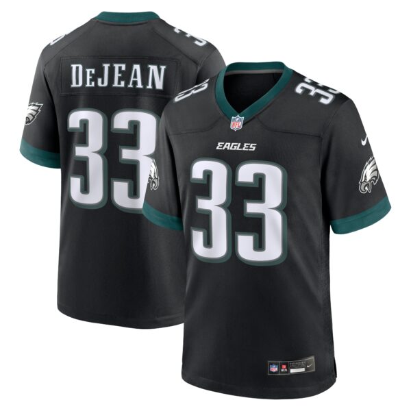 Cooper DeJean Philadelphia Eagles Nike 2024 NFL Draft Alternate Player Game Jersey – Black