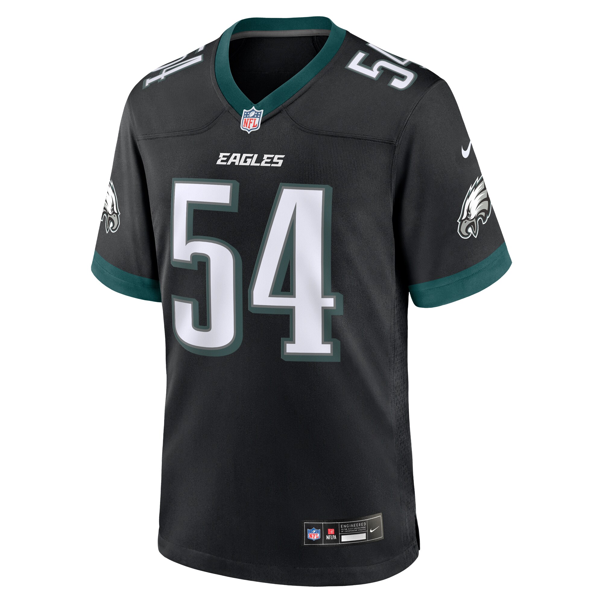 Jeremiah Trotter Jr. Philadelphia Eagles Nike Alternate 2024 NFL Draft Game Jersey – Black