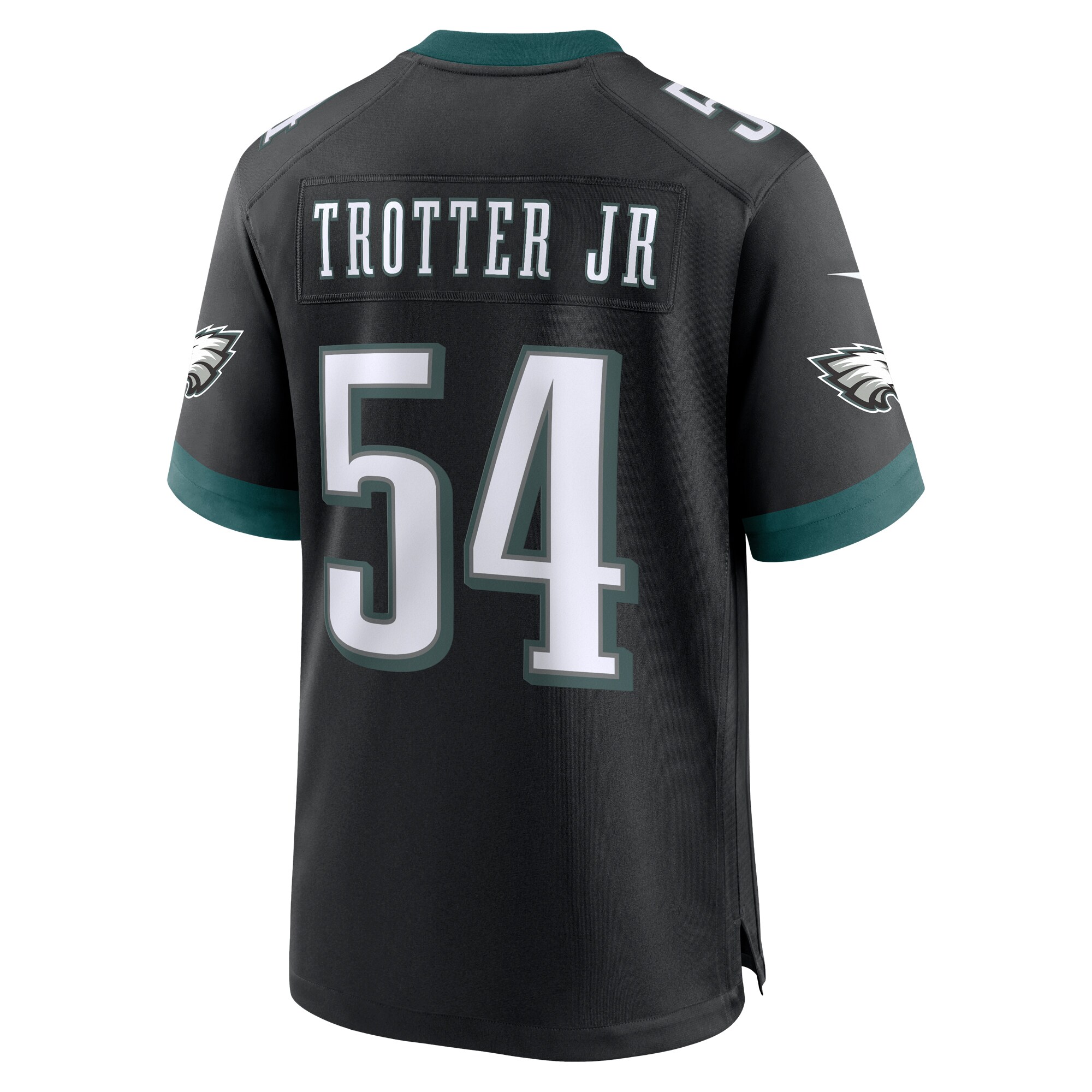 Jeremiah Trotter Jr. Philadelphia Eagles Nike Alternate 2024 NFL Draft Game Jersey – Black - Image 2