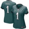 Jalen Hurts Philadelphia Eagles Nike Women’s Team Game Jersey – Midnight Green