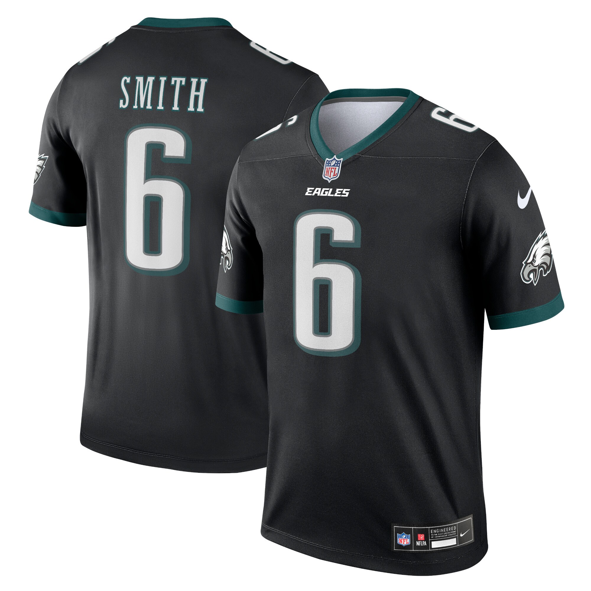 DeVonta Smith Philadelphia Eagles Nike Legend Jersey – Kelly Green - Image 3