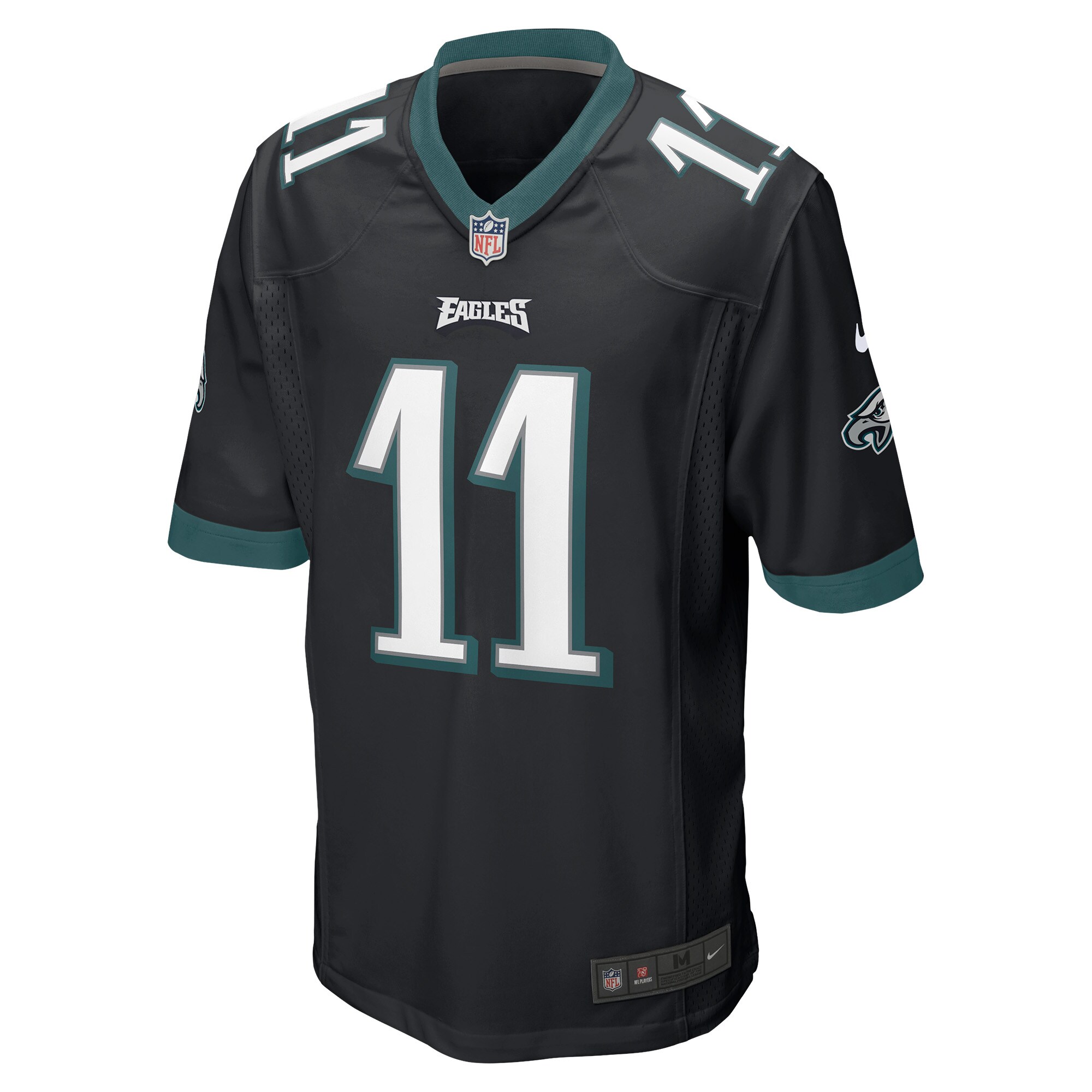 A.J. Brown Philadelphia Eagles Nike Game Jersey – Black - Image 2