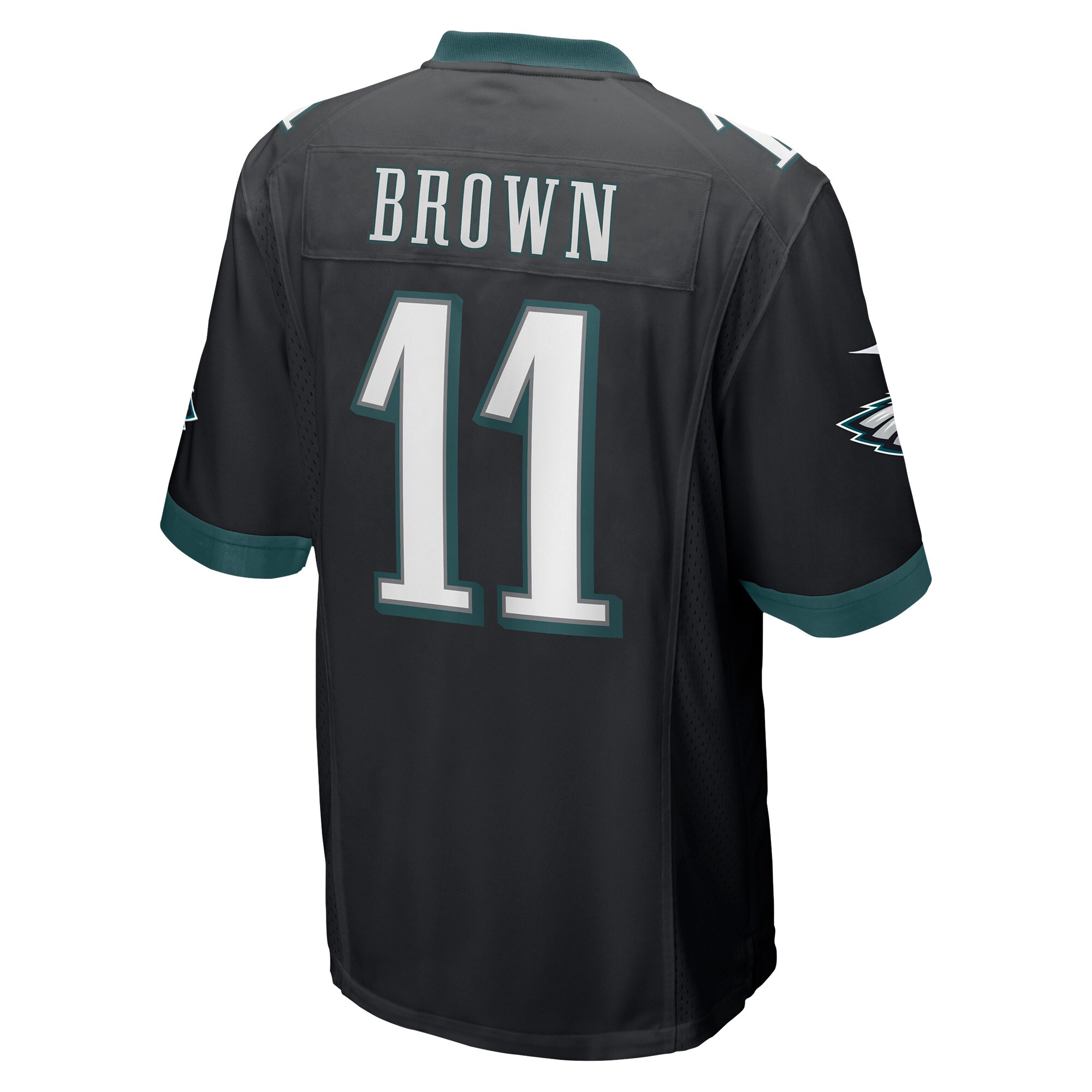 A.J. Brown Philadelphia Eagles Nike Game Jersey – Black - Image 3