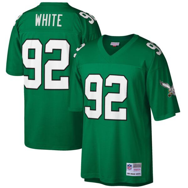 Reggie White Philadelphia Eagles Mitchell & Ness Big & Tall 1990 Retired Player Jersey – Kelly Green