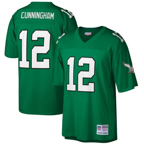 Randall Cunningham Philadelphia Eagles Mitchell & Ness Big & Tall 1990 Retired Player Jersey – Kelly Green