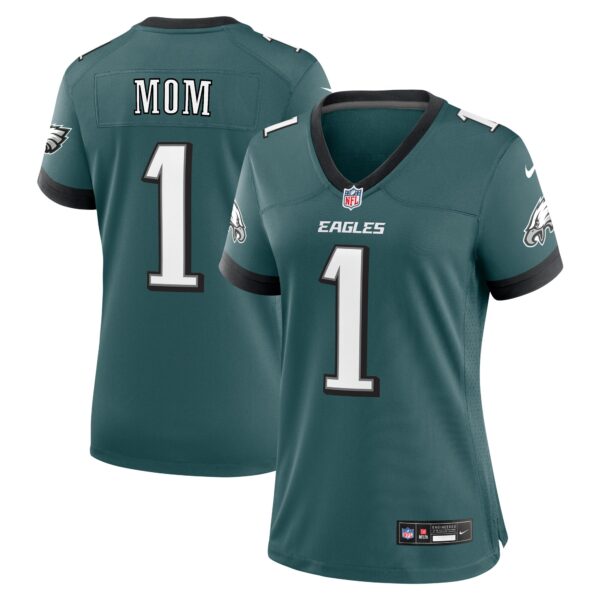 Philadelphia Eagles Nike Women’s #1 Mom Game Jersey – Midnight Green