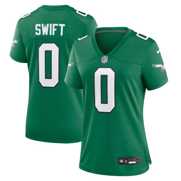 D’Andre Swift Philadelphia Eagles Nike Women’s Alternate Game Jersey – Kelly Green