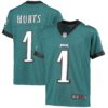 Jalen Hurts Philadelphia Eagles Nike Youth Game Jersey – Green