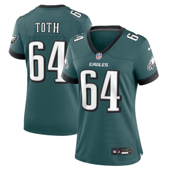 Brett Toth Philadelphia Eagles Nike Women’s Game Jersey – Midnight Green