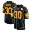 Jaylen Warren Pittsburgh Steelers Nike Alternate Game Jersey – Black