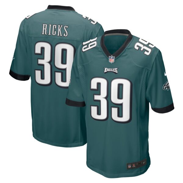 Eli Ricks Philadelphia Eagles Nike Team Game Jersey – Midnight Green
