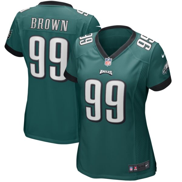 Jerome Brown Philadelphia Eagles Nike Women’s Game Retired Player Jersey – Midnight Green