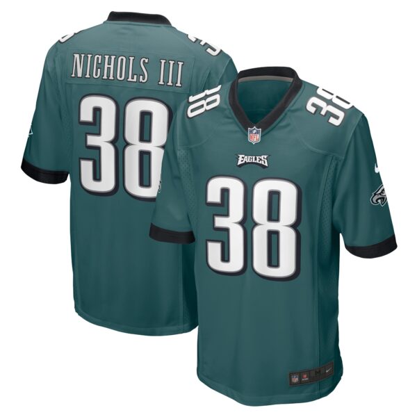 Lew Nichols III Philadelphia Eagles Nike Game Jersey – Midnight Green