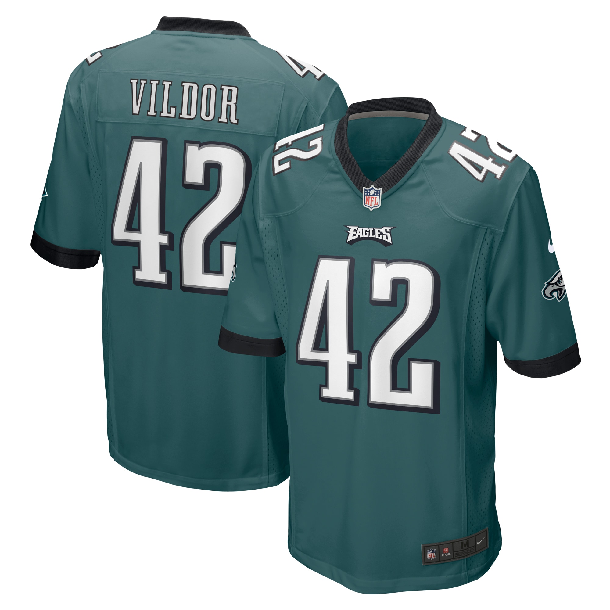 Kindle Vildor Philadelphia Eagles Nike Game Jersey – Midnight Green