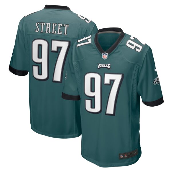 Kentavius Street Philadelphia Eagles Nike Game Player Jersey – Midnight Green