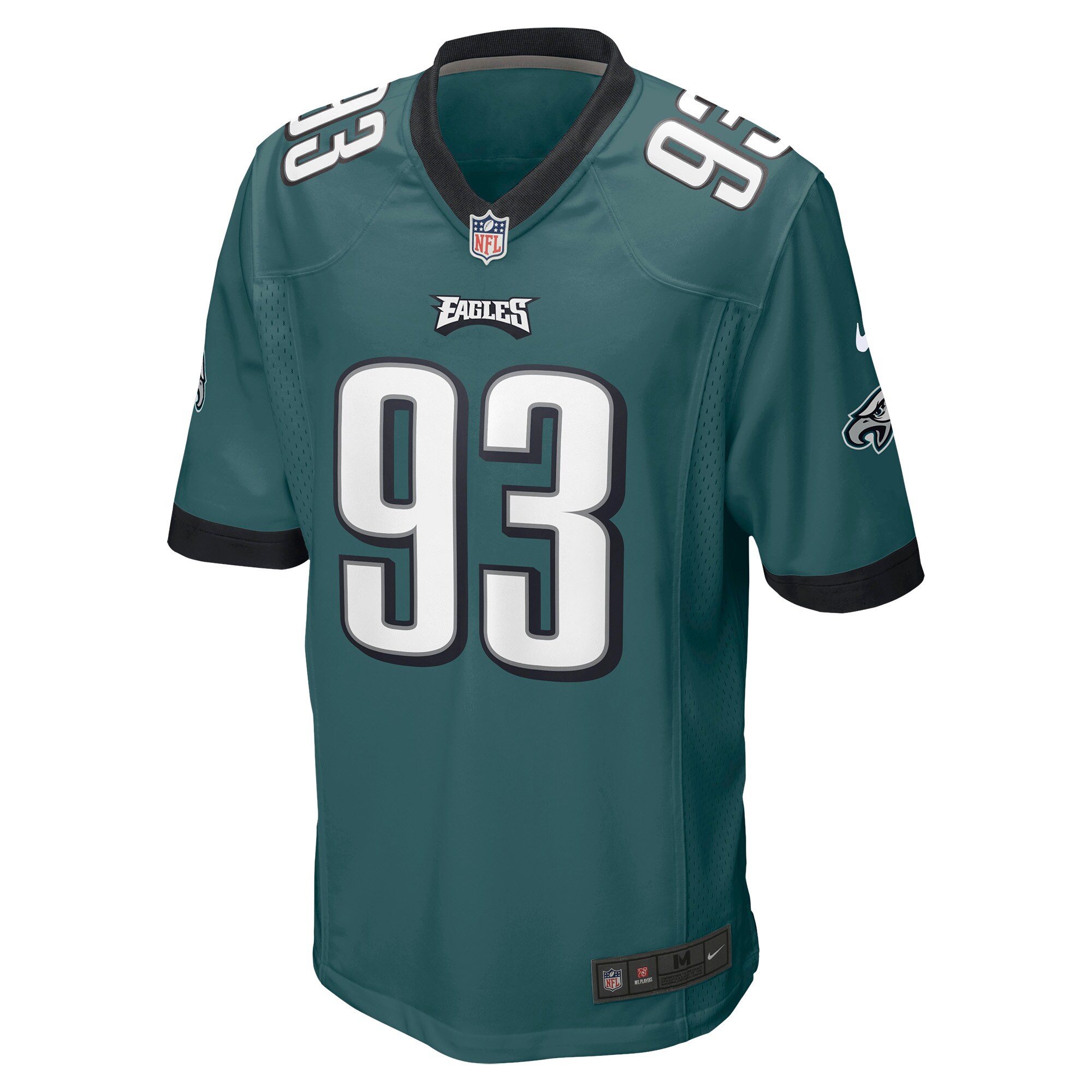 Milton Williams Philadelphia Eagles Nike Game Jersey – Midnight Green - Image 2