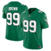 Jerome Brown Philadelphia Eagles Nike Alternate Vapor F.U.S.E. Limited Jersey – Kelly Green