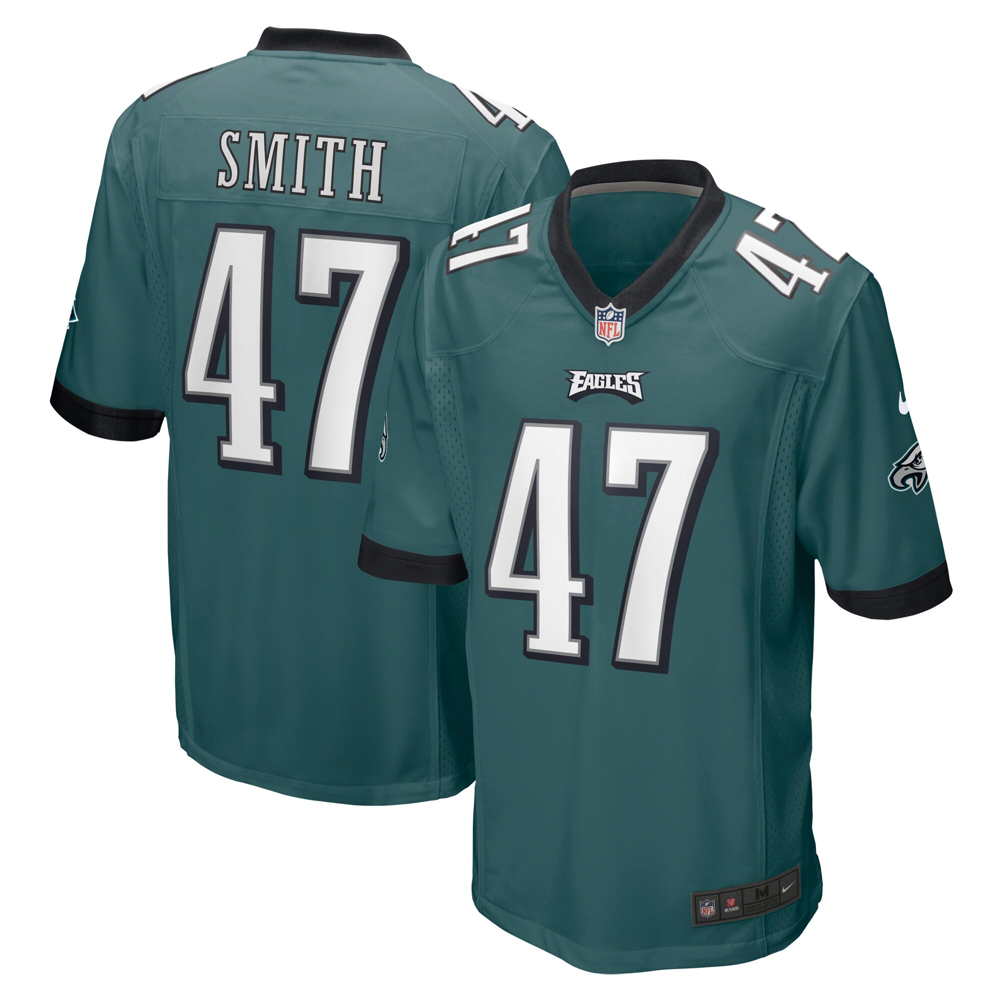 Brandon Smith Philadelphia Eagles Nike Game Jersey – Midnight Green
