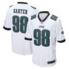 Jalen Carter Philadelphia Eagles Nike Game Jersey – White