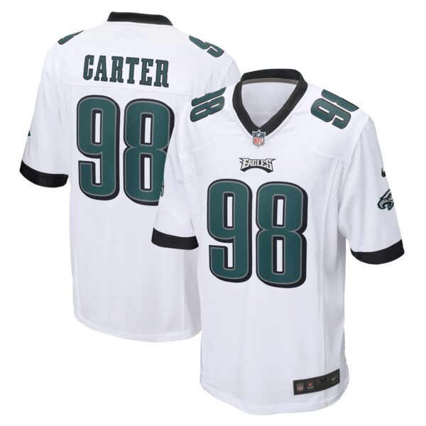 Jalen Carter Philadelphia Eagles Nike Game Jersey – White