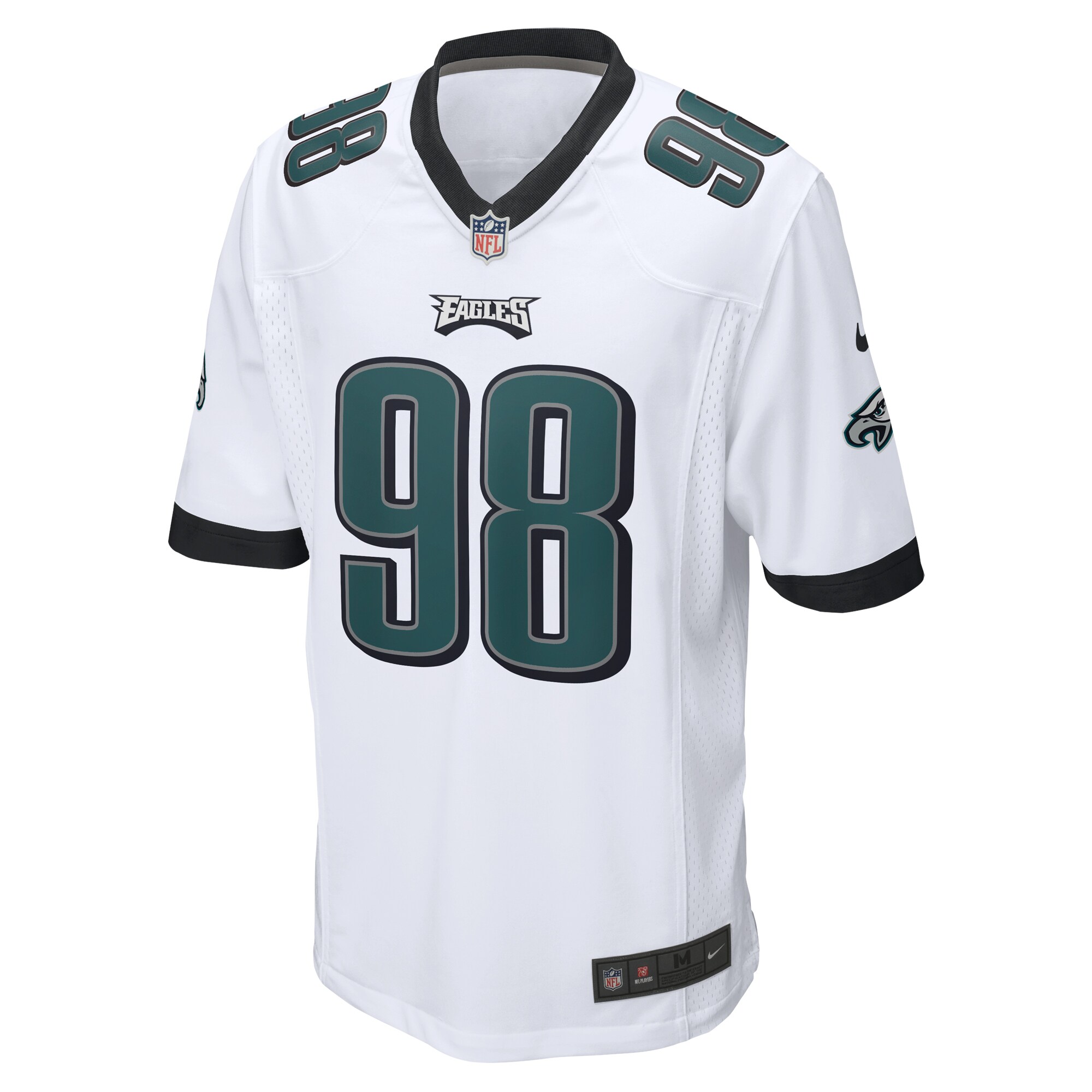 Jalen Carter Philadelphia Eagles Nike Game Jersey – White - Image 2
