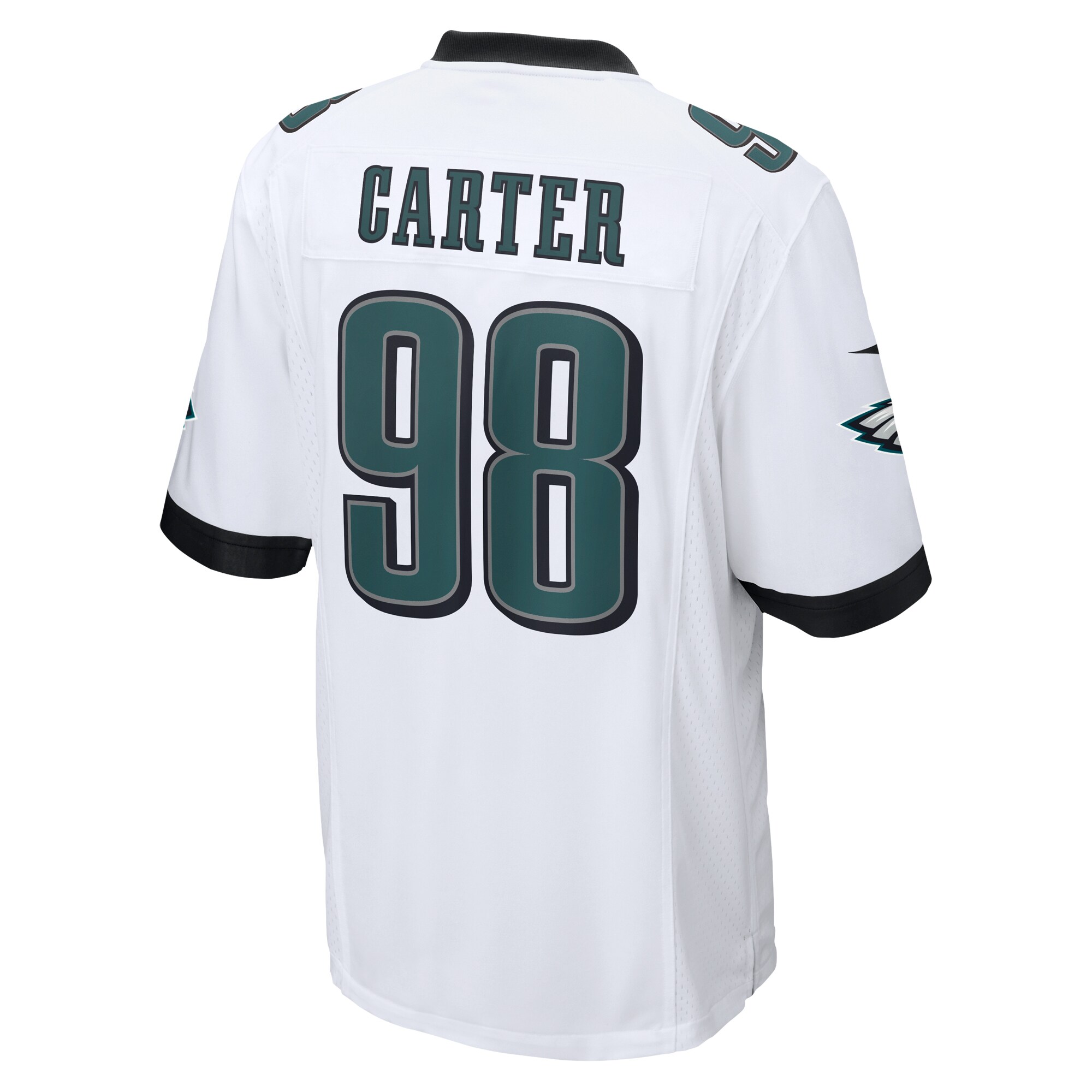 Jalen Carter Philadelphia Eagles Nike Game Jersey – White - Image 3
