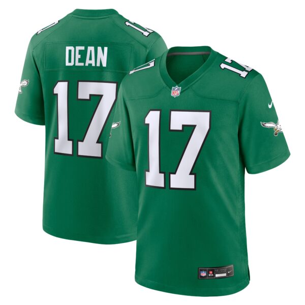 Nakobe Dean Philadelphia Eagles Nike Alternate Game Jersey – Kelly Green