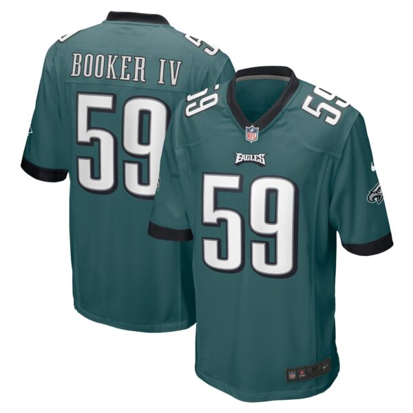 Thomas Booker IV Philadelphia Eagles Nike Game Jersey – Midnight Green
