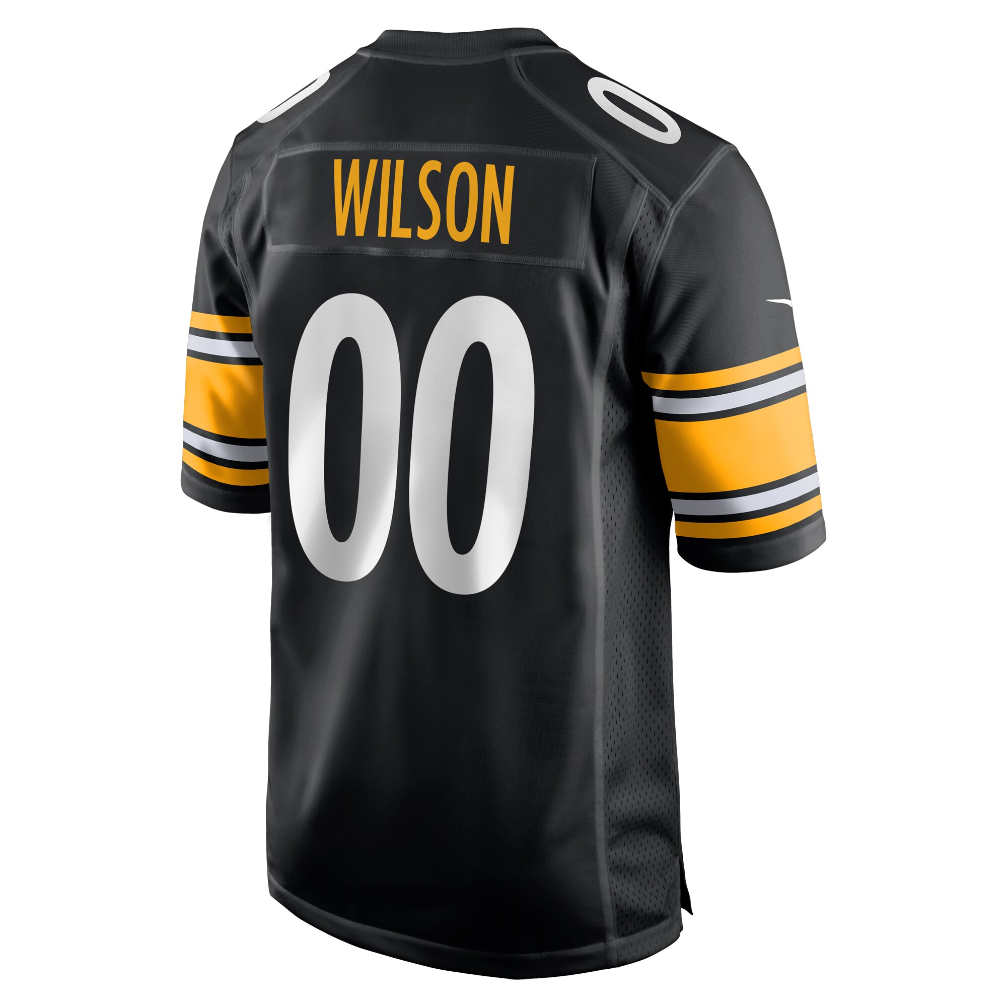 Roman Wilson Pittsburgh Steelers Nike 2024 NFL Draft Game Player Jersey – Black - Image 2