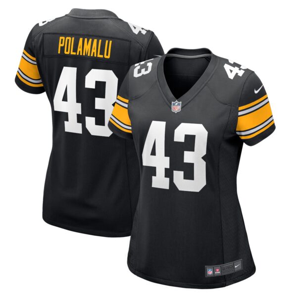 Troy Polamalu Pittsburgh Steelers Nike Women’s Retired Player Jersey – Black