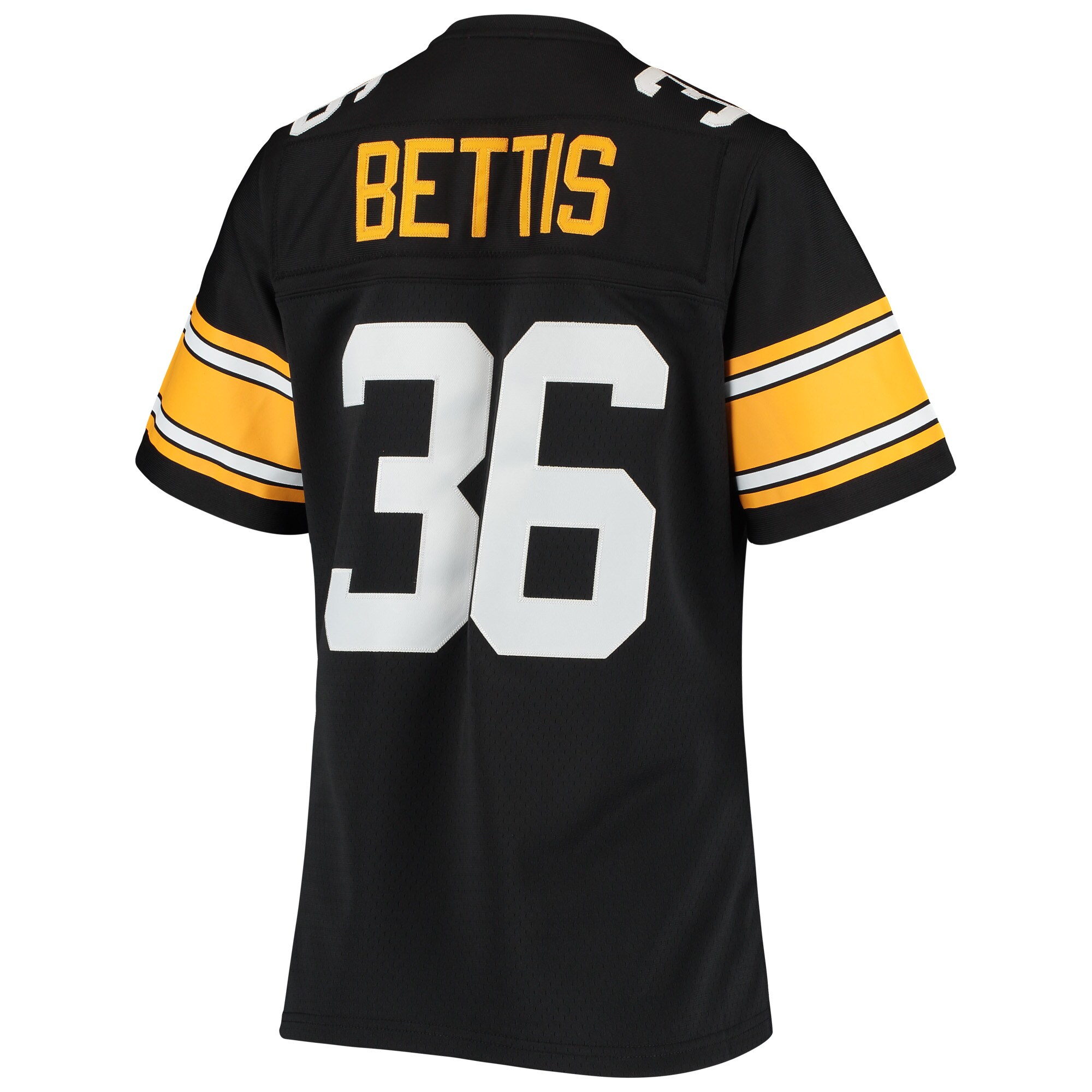 Jerome Bettis Pittsburgh Steelers Mitchell & Ness Women’s 1996 Legacy Jersey – Black - Image 2