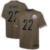 Najee Harris Pittsburgh Steelers Nike Youth 2022 Salute To Service Player Limited Jersey – Olive