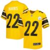 Najee Harris Pittsburgh Steelers Nike Youth Inverted Game Jersey – Gold
