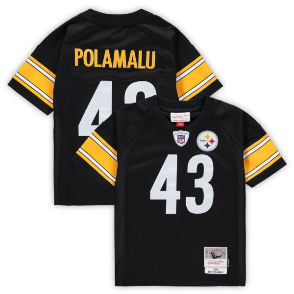 Troy Polamalu Pittsburgh Steelers Mitchell & Ness Toddler 2005 Retired Legacy Jersey – Black
