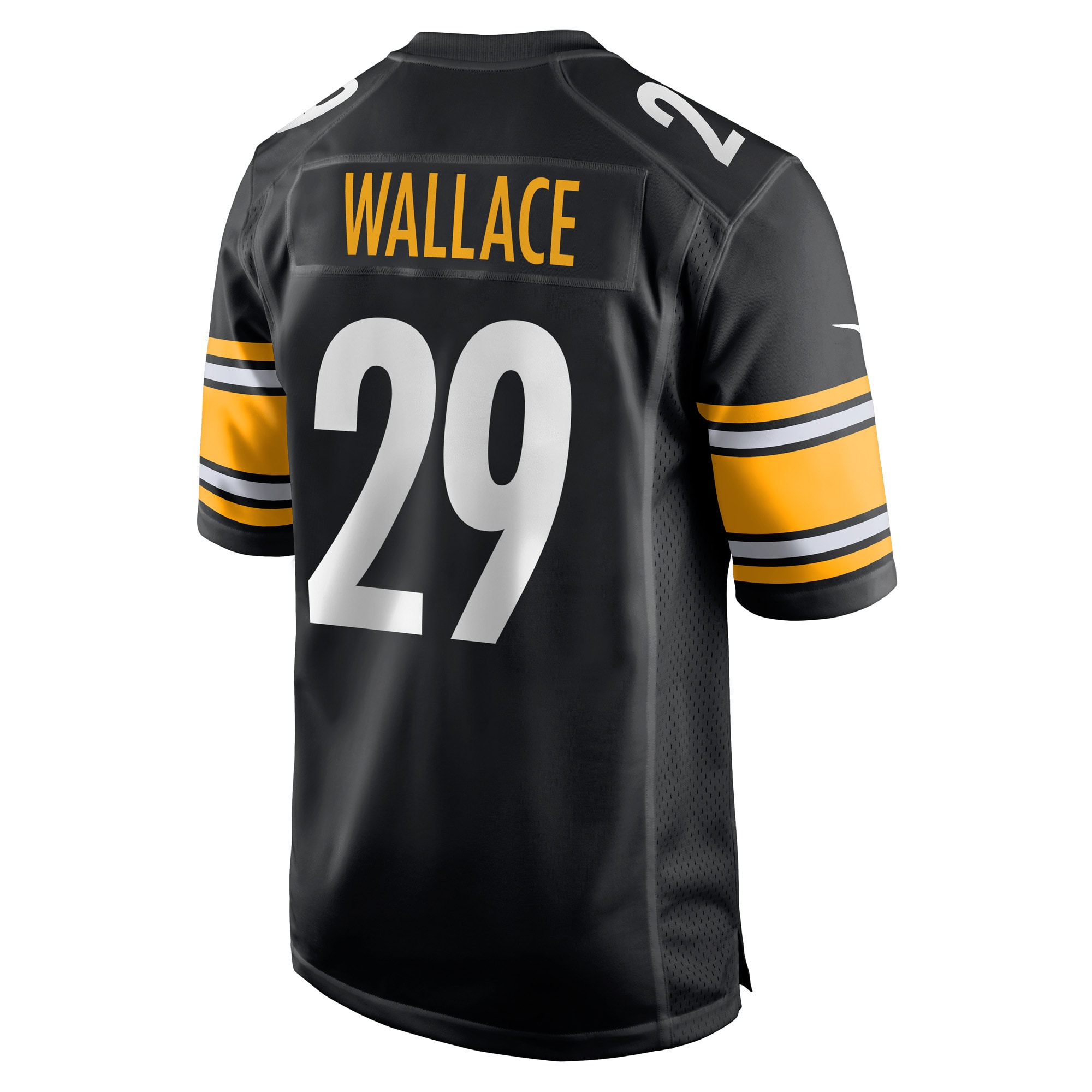 Levi Wallace Pittsburgh Steelers Nike Game Player Jersey – Black - Image 3