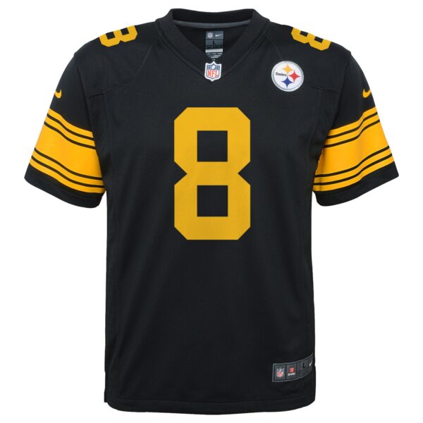 Kenny Pickett Pittsburgh Steelers Nike Youth Game Jersey – Black