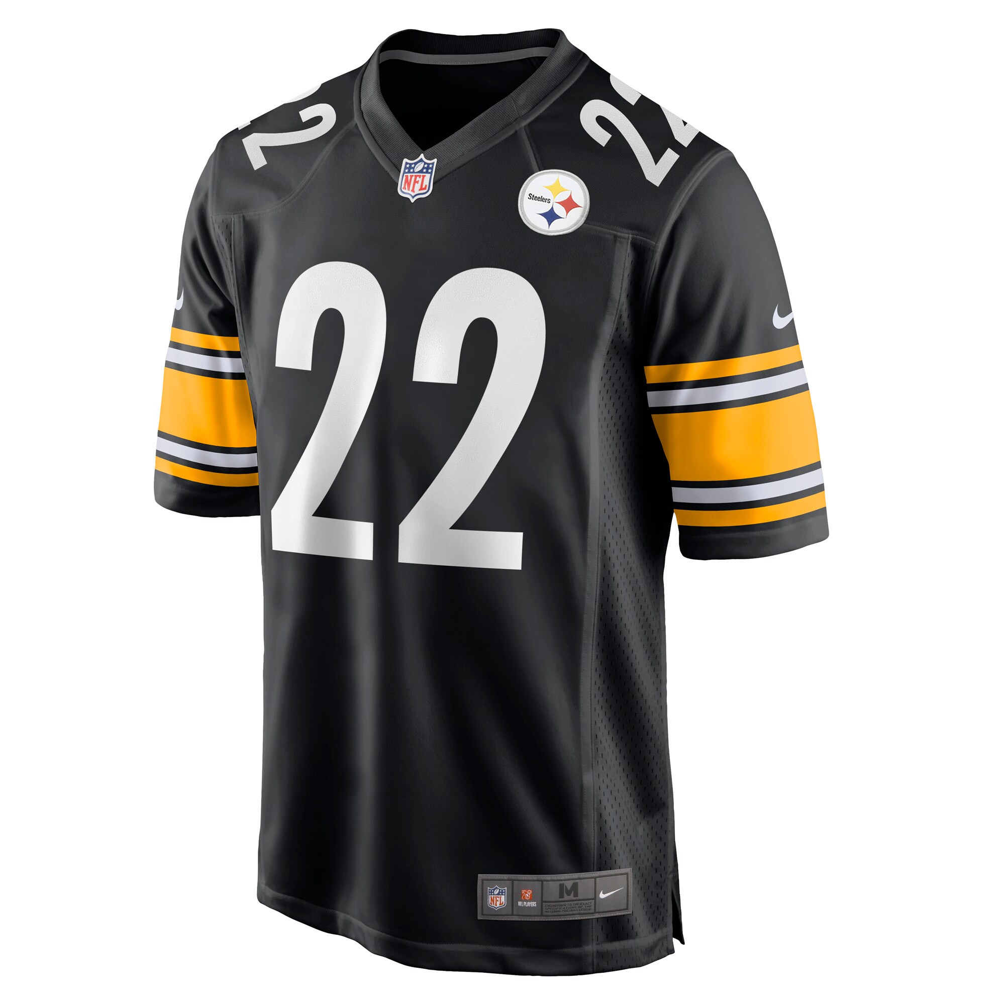 Najee Harris Pittsburgh Steelers Nike Game Jersey – Black - Image 2