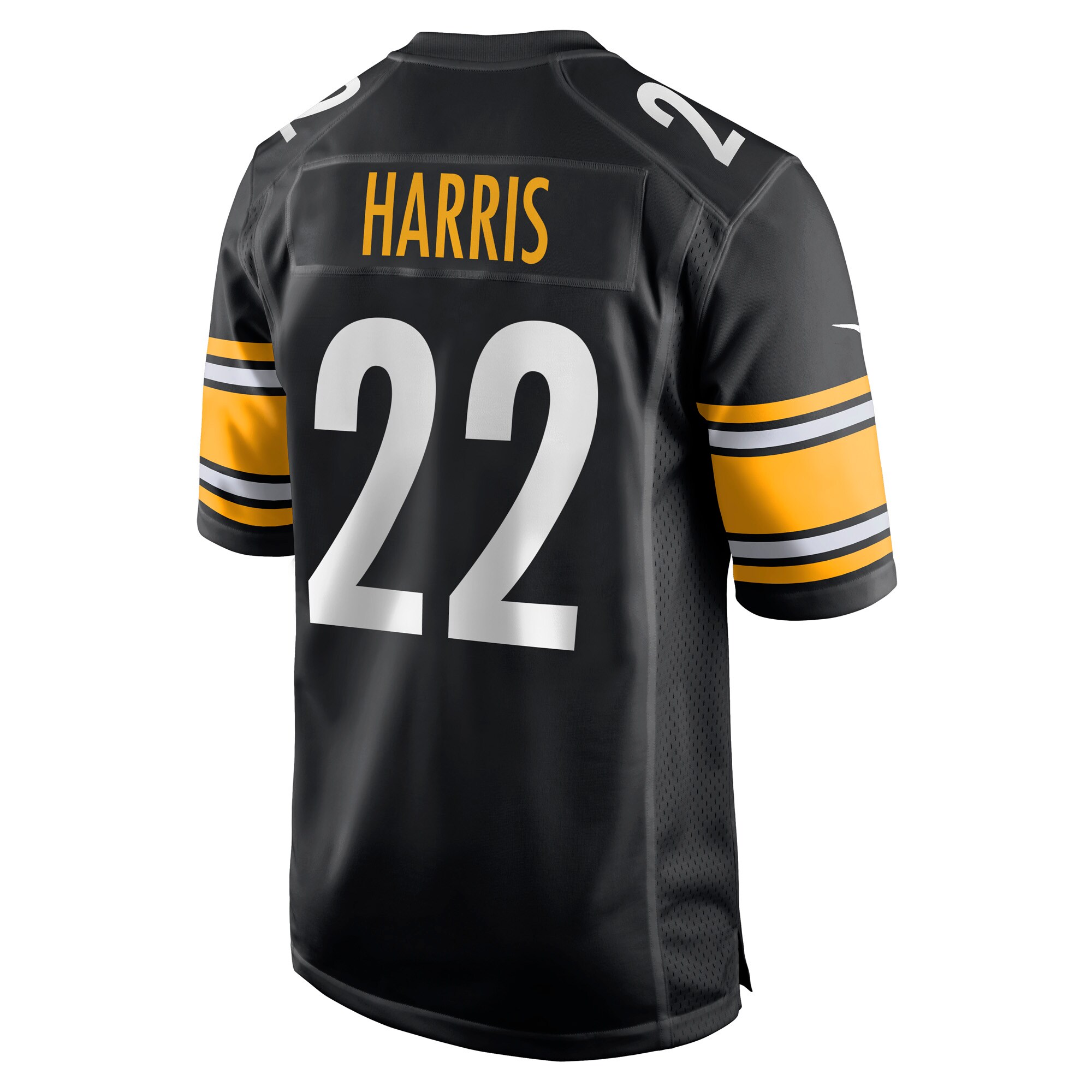 Najee Harris Pittsburgh Steelers Nike Game Jersey – Black - Image 3