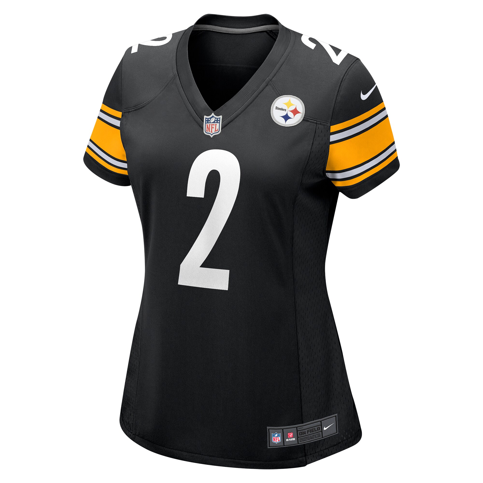 Justin Fields Pittsburgh Steelers Nike Women’s Game Player Jersey – Black - Image 2