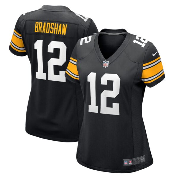 Terry Bradshaw Pittsburgh Steelers Nike Women’s Retired Player Jersey – Black