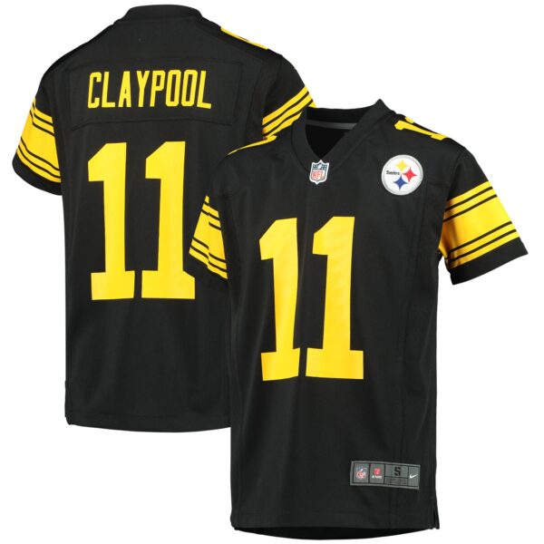Chase Claypool Pittsburgh Steelers Nike Youth Alternate Player Game Jersey – Black