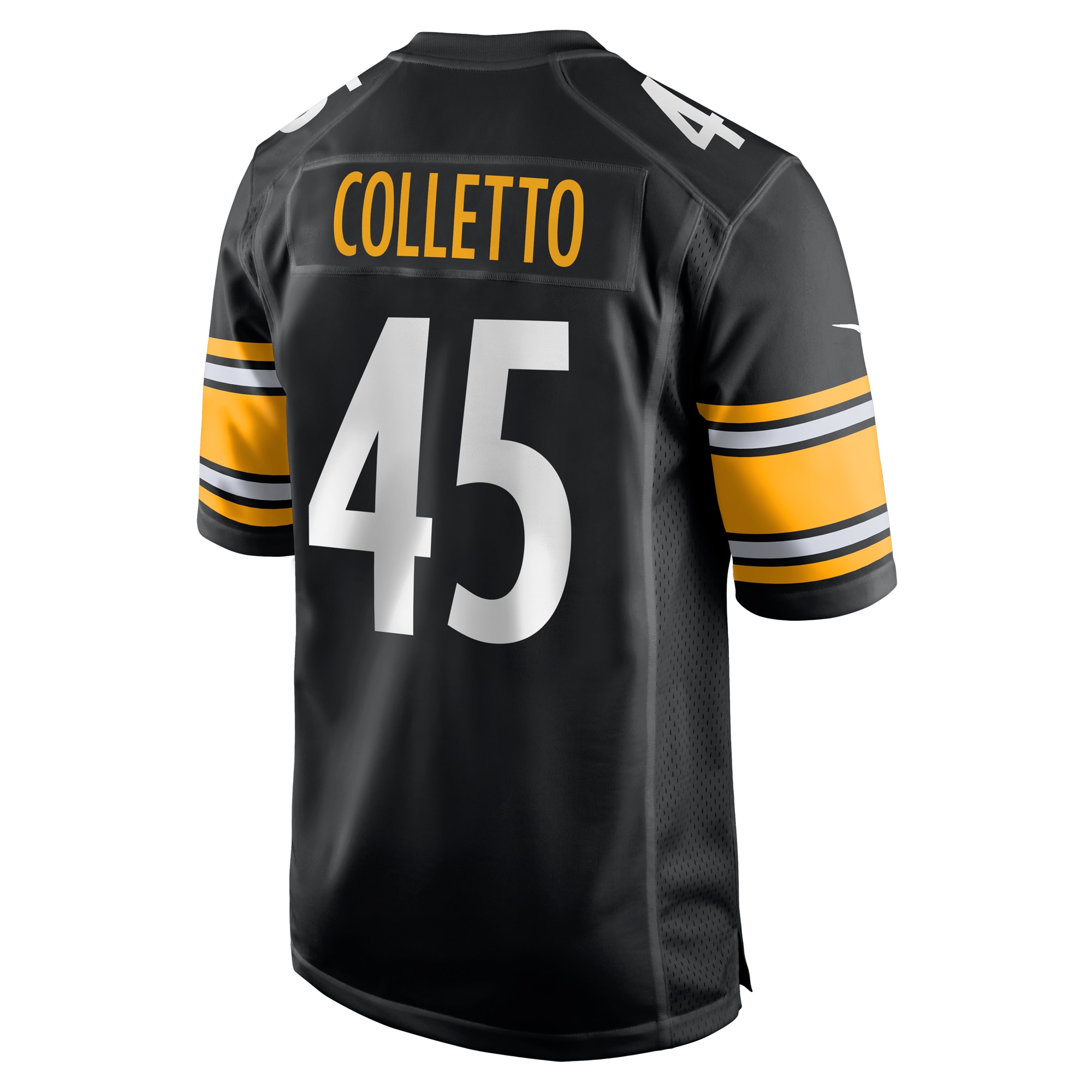 Jack Colletto Pittsburgh Steelers Nike Game Jersey – Black - Image 3